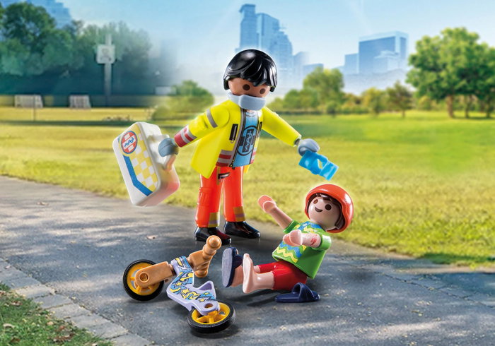 PLAYMOBIL City Life Paramédico con Paciente 71245