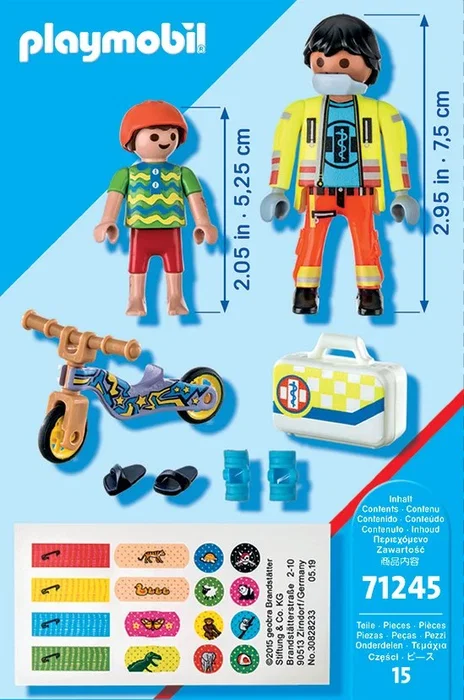 Playmobil City Life 71245 Paramédico con Paciente Playmobil City Life 71245 Paramédico con Paciente