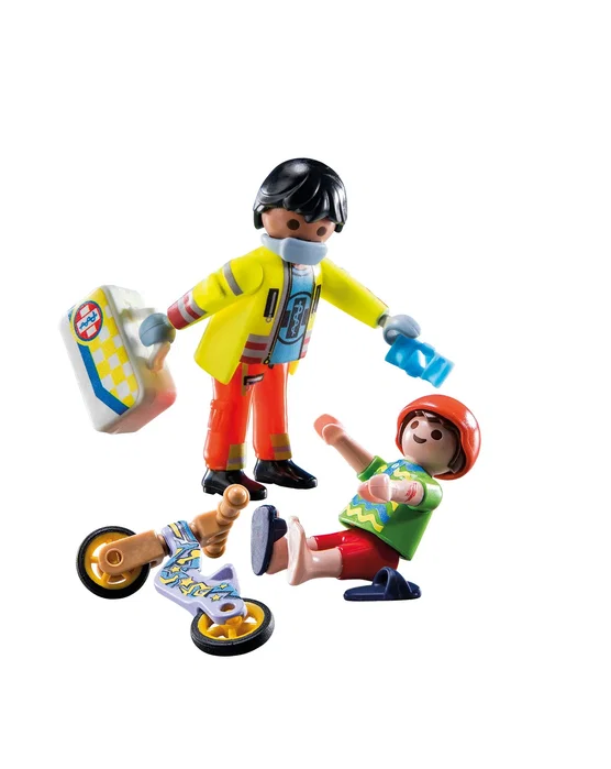 Playmobil City Life 71245 Paramédico con Paciente Playmobil City Life 71245 Paramédico con Paciente