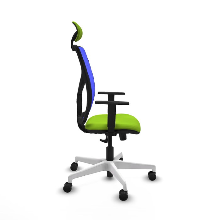 PIQUERAS Y CRESPO Silla de oficina Motilla Pistacho y Azul PIQUERAS Y CRESPO Silla de oficina Motilla Pistacho y Azul