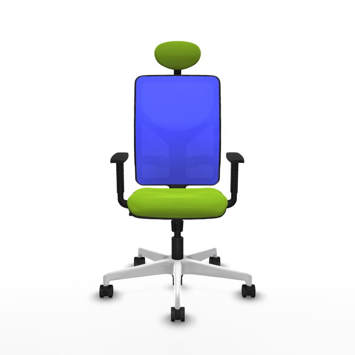 PIQUERAS Y CRESPO Silla de oficina Motilla Pistacho y Azul PIQUERAS Y CRESPO Silla de oficina Motilla Pistacho y Azul