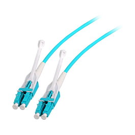 EFB Elektronik Cable de fibra óptica duplex LC-LC OM3 2m Aqua LSZH