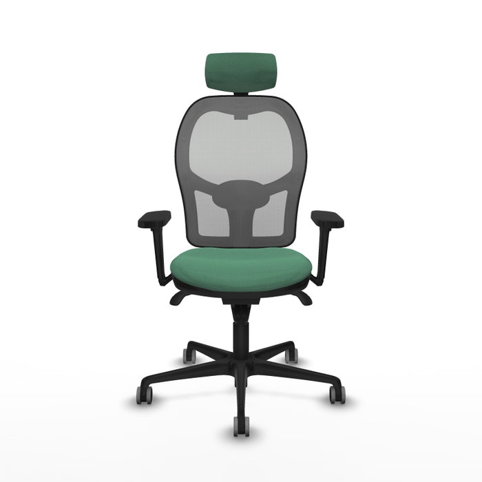 PIQUERAS Y CRESPO Silla de oficina Jorquera Verde esmeralda y Gris