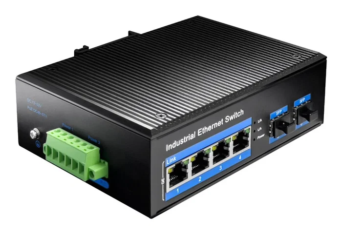 Cudy IG1004S2P Switch Industrial PoE No Administrado con 4 Puertos Gigabit Cudy IG1004S2P Switch Industrial PoE No Administrado con 4 Puertos Gigabit