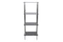 DKD Home Decor Estantería Moderna Plateada Acero y Cristal 40x30x105 cm