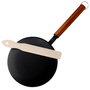 1946 Sartén Crêpes Antiadherente con Espátula de Madera, 20 cm