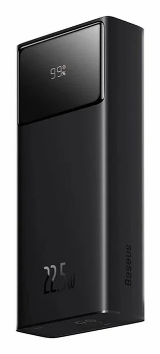 Baseus Star-lord Power Bank 10000 mAh 22,5 W Negro con Pantalla Digital