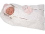 Muñecas Arias Muñeca Reborn Macarena 45 cm con Saco de Dormir (Ojos Cerrados) Español