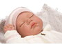 Muñecas Arias Muñeca Reborn Macarena 45 cm con Saco de Dormir (Ojos Cerrados) Español