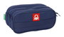 Portatodo Triple Benetton Flag Azul marino 21,5 x 10 x 8 cm