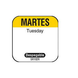 Etiquetas Rollo 1000 Unid-Martes