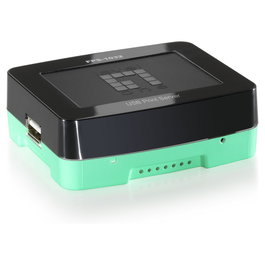 Level One Printserver FSO NFS-0501 1xUSB 2.0 para LAN Ethernet, Negro y Verde, Soporte Windows/Mac/Linux