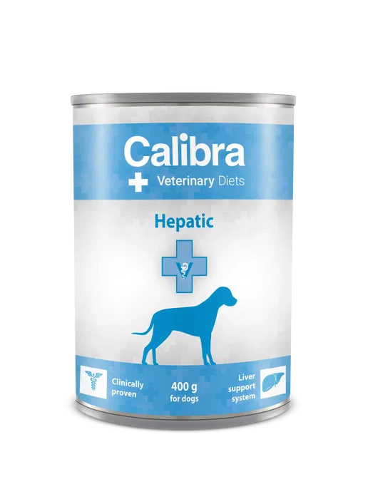 Calibra Vet Diet Dog Hepatic Lata 6x400 gr Comida Húmeda para Perros