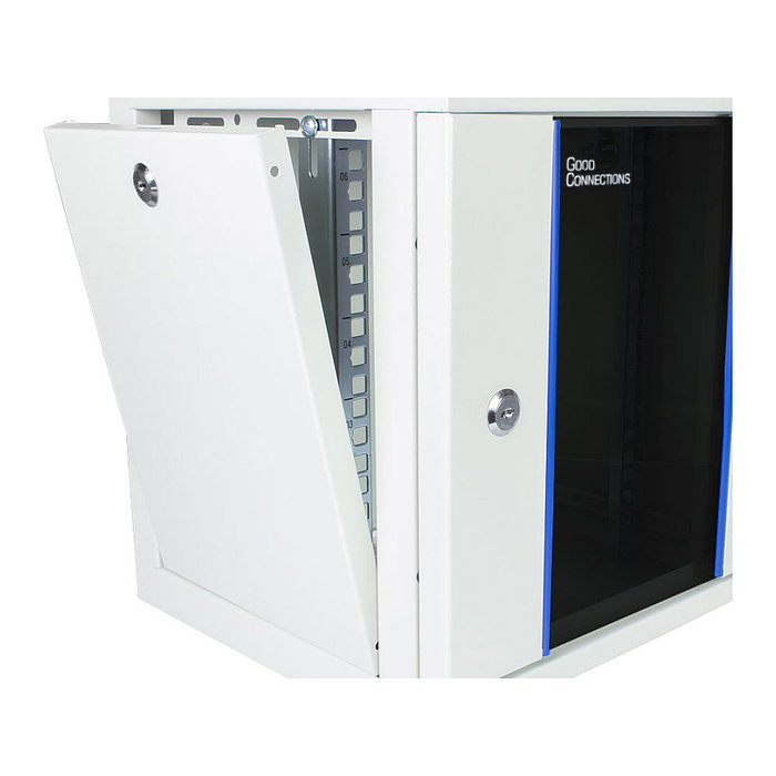 Good Connections GC-R0101 Bastidor de Pared 9U 10" Gris 312x300mm con Ventilador y Gestión de Cables
