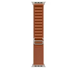 Apple Correa Alpine Loop para Apple Watch 49mm - Marrón Tierra Cocida - Tamaño Medio - Acabado Titanio Natural - MFTC4ZM/A