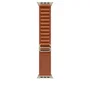 Apple Correa Alpine Loop para Apple Watch 49mm - Marrón Tierra Cocida - Tamaño Medio - Acabado Titanio Natural - MFTC4ZM/A