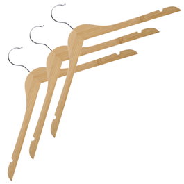 Day Juego de 3 Perchas Bambú con Gancho de Metal 43,7x0,7xh.22,5 cm