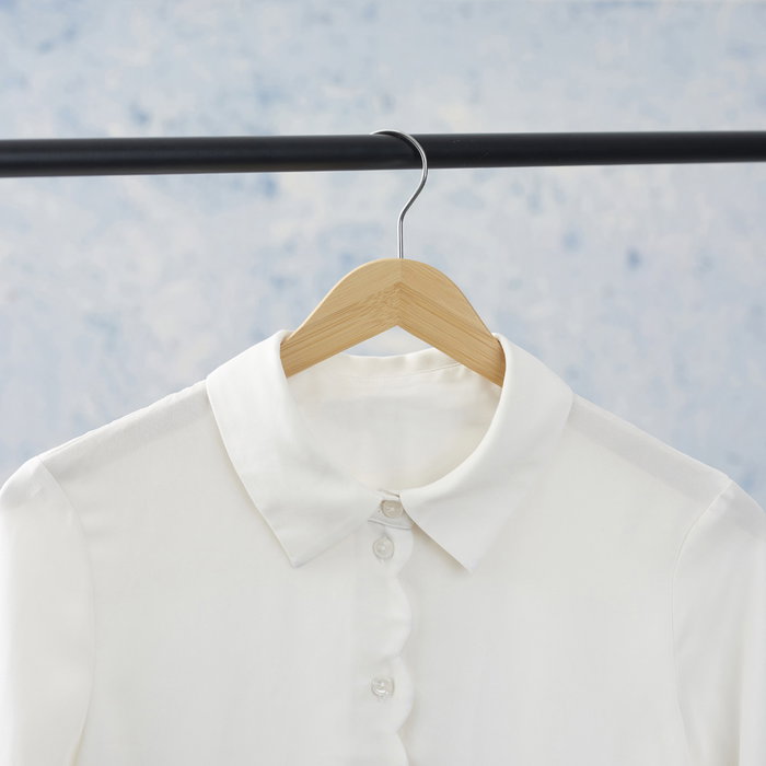 Day Juego de 3 Perchas Bambú con Gancho de Metal 43,7x0,7xh.22,5 cm