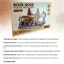 Book Nook - Kit de bricolaje para construir un sujetalibros en 3D - Calle Nueva York Nookland - 22 x 14 x8514 cm