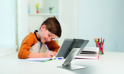 Durable Soporte Elevador Mesa Tablets 7-13 Pulgadas Giratorio 360° para Escritorio Profesional Referencia 8930-23