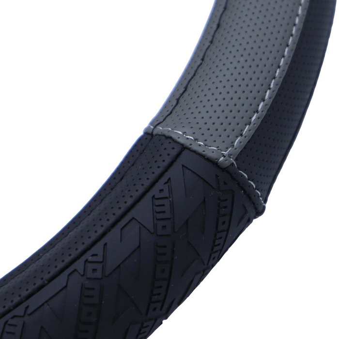 Momo Funda de Volante V.I.P. Black-Grey 38-39cm