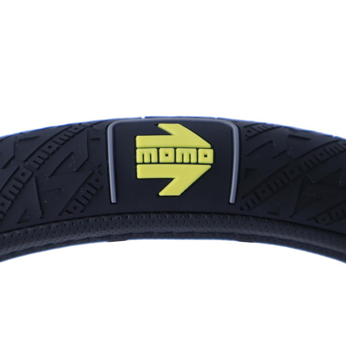 Momo Funda de Volante V.I.P. Black-Grey 38-39cm