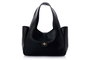 Lucky Bees Bolsa de Hombro Margot Negro Cuero de Polivinilo 32x12x21 cm