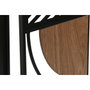 DKD Home Decor Decoración de Pared Moderna Metal y MDF 40x60cm Surtido de 3