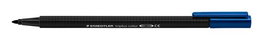 Rotulador Fibra Staedtler  323 Triplus Color Negro (Set de 10)