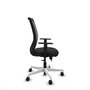 PIQUERAS Y CRESPO Silla de oficina Zulema con mecanismo Sincro/Traslack Negra