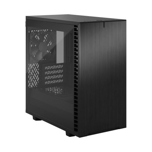 Fractal Design Define 7 Mini Negro PC - Micro ATX/Mini-ITX, Ventiladores Incluidos, Gestión de Cables, FD-C-DEF7M-02
