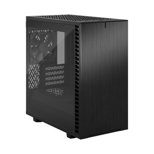 Fractal Design Define 7 Mini Negro PC - Micro ATX/Mini-ITX, Ventiladores Incluidos, Gestión de Cables, FD-C-DEF7M-02