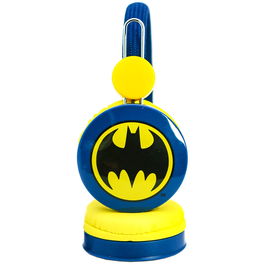 OTL TECHNOLOGIES Auriculares Infantiles Logo Batman DC Comics para Niños de 3 a 7 Años Volumen Limitado 85 dB