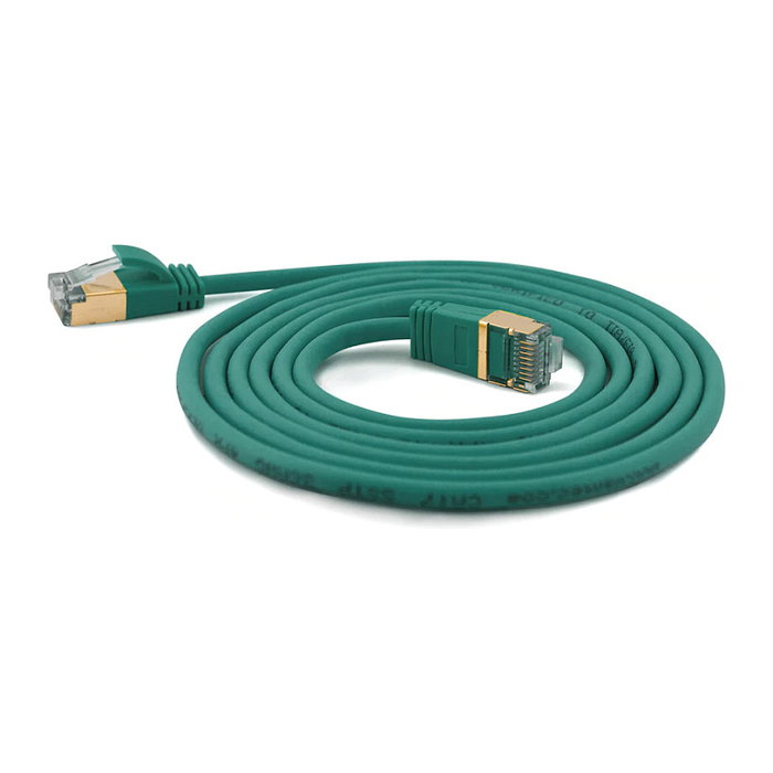 Wantec Cable de red Cat7 de 2 m Verde