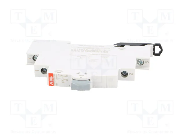 ABB Interruptor de botón para raíl DIN 9mm 16A 250VAC