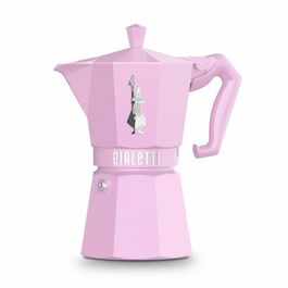 Cafetera Italiana Bialetti MOKA EXCLUSIVE Rosa Aluminio 6 Tazas