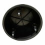 Plabell Taburete estable móvil negro