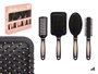 BERILO Set de 4 Cepillos Oro-Negro