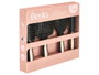 BERILO Set de 4 Cepillos Oro-Negro