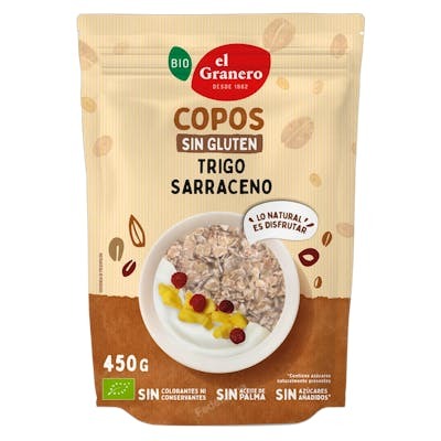 El Granero Integral Copos de Trigo Sarraceno Bio Sin Gluten 450g El Granero Integral Copos de Trigo Sarraceno Bio Sin Gluten 450g
