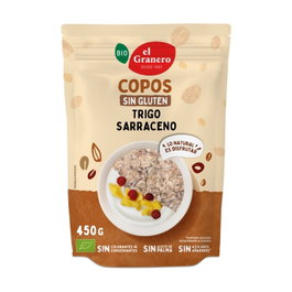 El Granero Integral Copos de Trigo Sarraceno Bio Sin Gluten 450 g