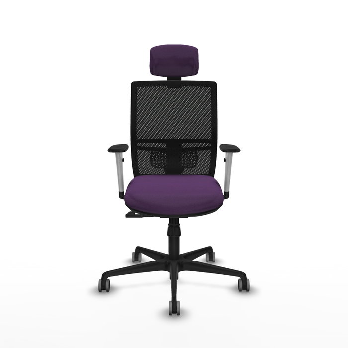 PIQUERAS Y CRESPO Silla de oficina Yunquera Morada con mecanismo Sincro PIQUERAS Y CRESPO Silla de oficina Yunquera Morada con mecanismo Sincro