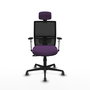 PIQUERAS Y CRESPO Silla de oficina Yunquera Morada con mecanismo Sincro