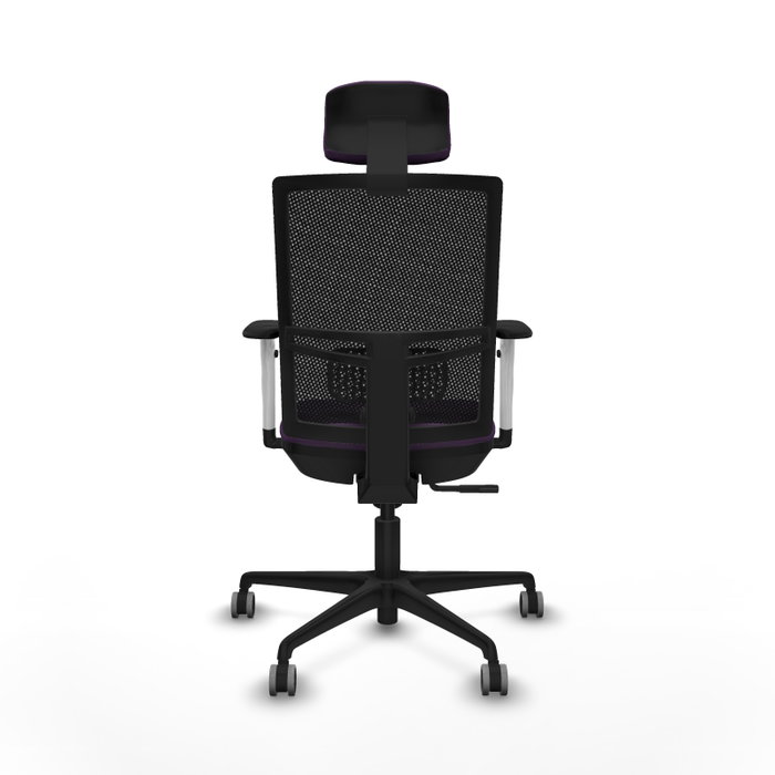 PIQUERAS Y CRESPO Silla de oficina Yunquera Morada con mecanismo Sincro PIQUERAS Y CRESPO Silla de oficina Yunquera Morada con mecanismo Sincro