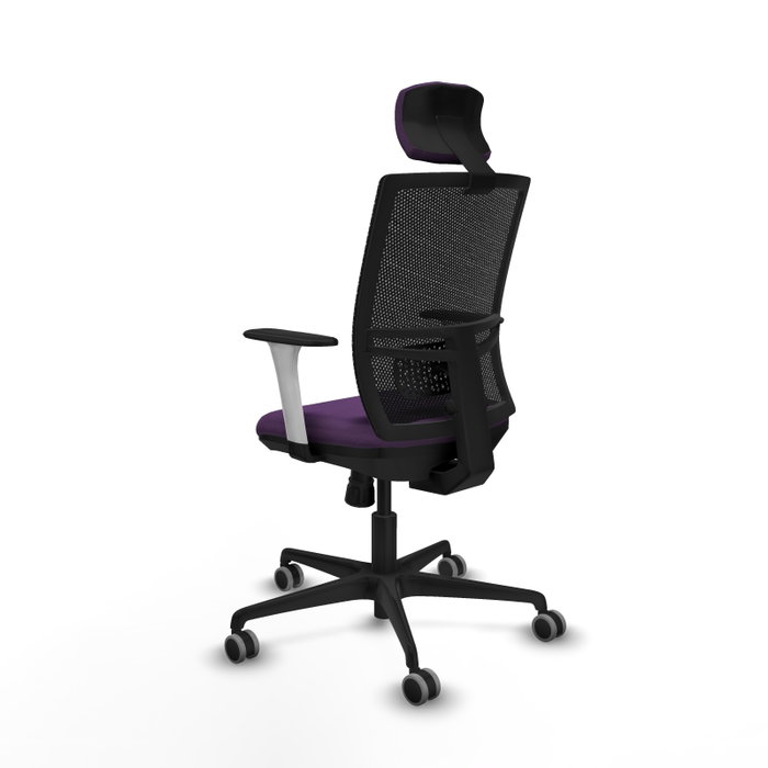 PIQUERAS Y CRESPO Silla de oficina Yunquera Morada con mecanismo Sincro PIQUERAS Y CRESPO Silla de oficina Yunquera Morada con mecanismo Sincro