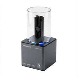 GrauGear DM.2 Klone Station M.2 NVMe SSD con Ventilador 20Gbit