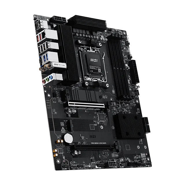 MSI Pro B850-S Evo WiFi ATX - Placa Base AMD B850, AM5, DDR5 256GB, WiFi 7, Bluetooth 5.4, PCIe 5.0, 2.5GbE, 3x M.2, SATA RAID