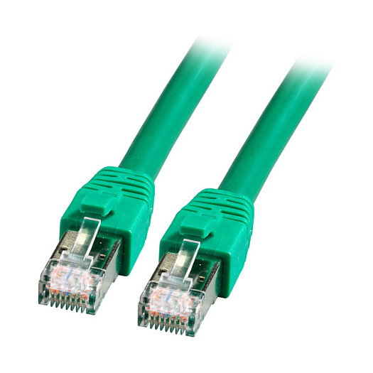 EFB Elektronik Patchkabel RJ45 Cat.8.1 S/FTP Verde 0,5m EFB Elektronik Patchkabel RJ45 Cat.8.1 S/FTP Verde 0,5m