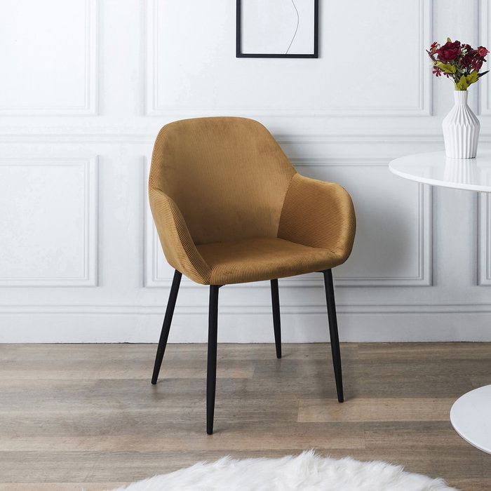 Home Deco Factory Butaca Mostaza Giulia