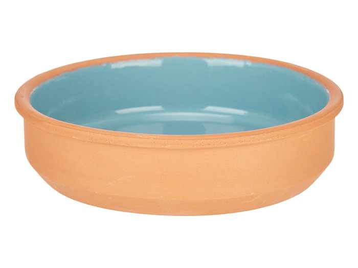 La Dehesa Cazuela Barro Redondo 16 cm Turquesa Apta Horno Microondas Nevera Lavavajillas (Set de 20)